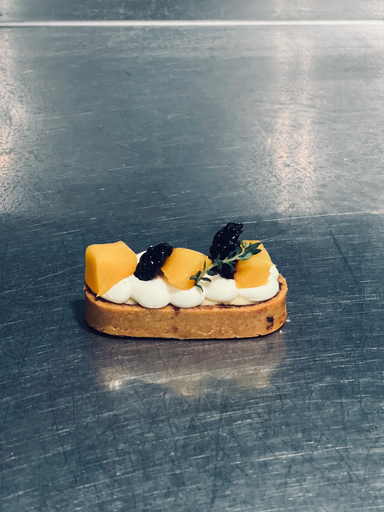 Mango & Mulberry Tart
